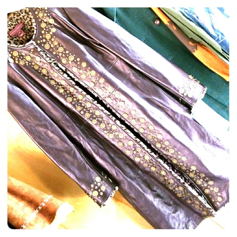 Margaret Godfrey chocolate pearl size 8 jacket